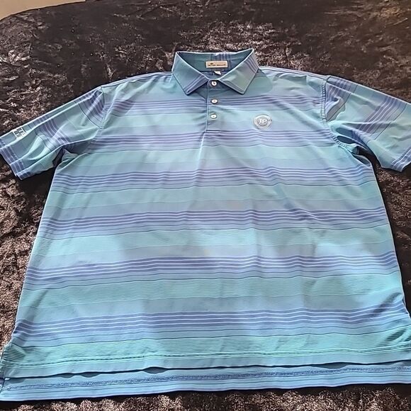 Peter Millar mens XL Polo Shirt - Picture 5 of 11
